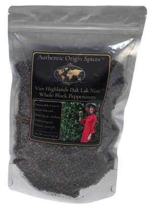 Viet Highlands Dak Lak Noir - Premium whole black peppercorns - 14 Oz
